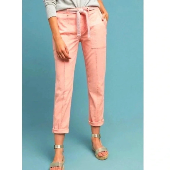 Anthropologie “ The Wanderer “ Utility Pants - Cotton / Linen Blend - Picture 1 of 9